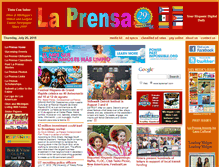 Tablet Screenshot of latinostoledo.com